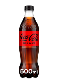 (image for) ZERO COKE BOTTLE GB - 500ML