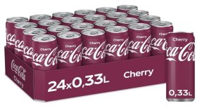 (image for) COKE CHERRY CAN 330ML - 330ML