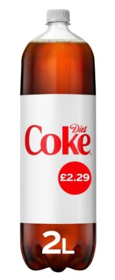 (image for) DIET COKE BOTTLE GB PM2.29 - 2LT