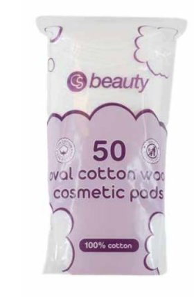 (image for) COUNTY COSMETICS COTTON PADS OVAL - 50S