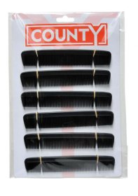 (image for) CTY CARD GENTS POCKET COMB - 6"