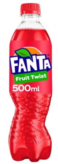 (image for) FANTA BOTTLE FRUIT TWIST GB - 500ML 