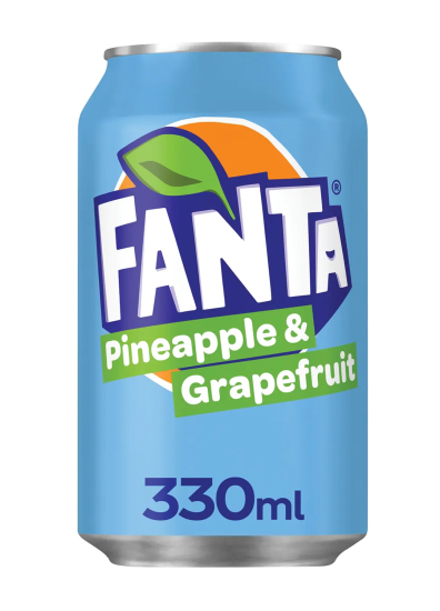 (image for) FANTA CAN PINEAPPLE & GRAPE - 330ML