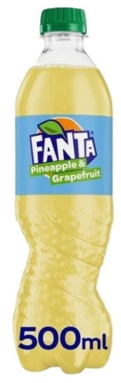 (image for) FANTA BOTTLE PINEAPLE&GRAPE GB - 500ML