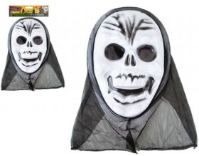 (image for) PMS HWN WHITE SKULL MASK+HOOD - STD