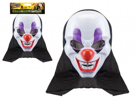 (image for) PMS HWN CLOWN F/MASK WITH HOOD - STD