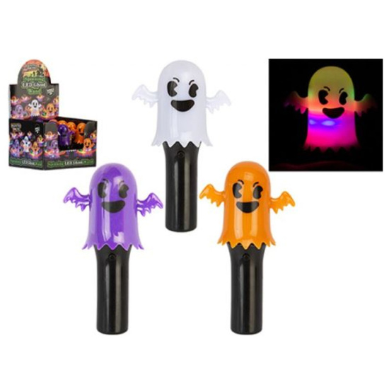 (image for) PMS HALLOWEEN SPINNING LED GHOST WAND ASSORTED - STD