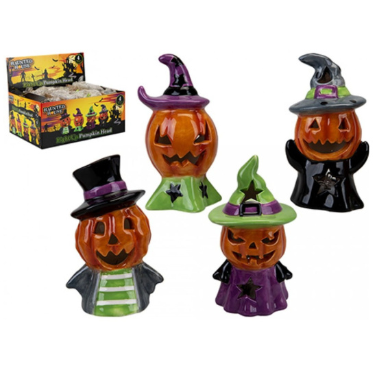 (image for) PMS HALLOWEEN LIGHT UP PUMPKIN HEAD - STD
