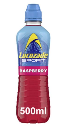 (image for) LUCOZADE SPORT RASPBERRY - 500ML - 500ML