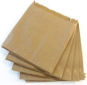 (image for) MP PAPER BAG BROWN - 7X7"