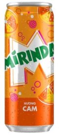 (image for) MIRINDA ORANGE SLIM CAN - 330ML