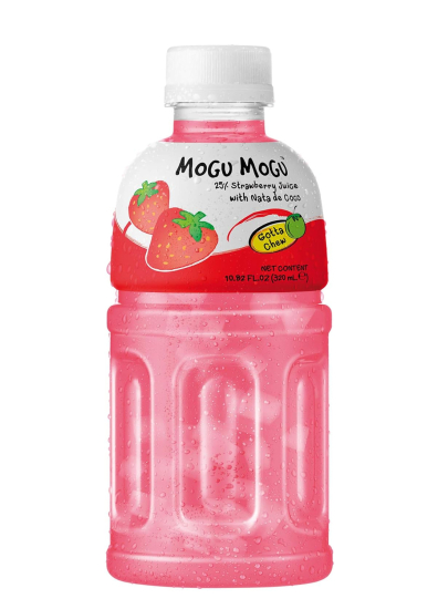 (image for) MOGU MOGU DRINK STRAWBERRY - 320ML