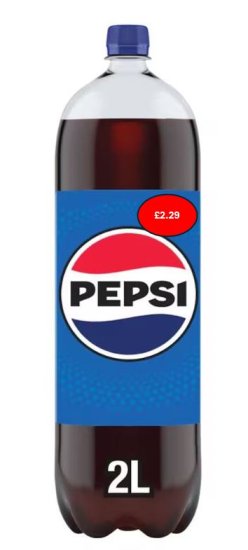 (image for) PEPSI BOTTLE PM2.29 - 2L - 2L