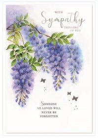 (image for) SEL CARD SYMPATHY THINKING YOU - STD