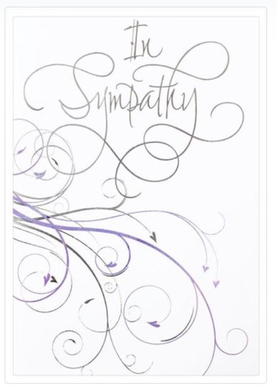 (image for) SEL CARD SYMPATHY - STD