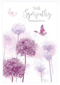 (image for) SEL CARD SYMPATHY THINKING YOU - STD