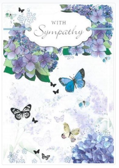 (image for) SEL CARD WITH SYMPATHY - STD