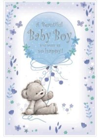 (image for) SEL CARD BEAUTIFUL BABY BOY - STD