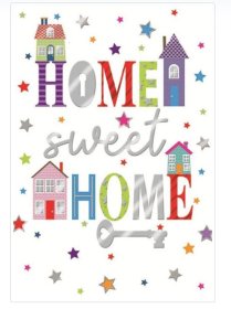 (image for) SEL CARD HOME SWEET HOME - STD