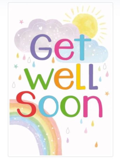 (image for) SEL CARD GET WELL SOON - STD