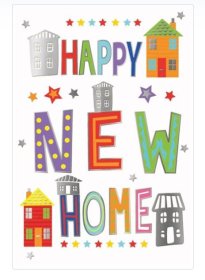 (image for) SEL CARD HAPPY NEW HOME - STD