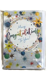 (image for) SEL CARD MANY CONGRATULATIONS - STD