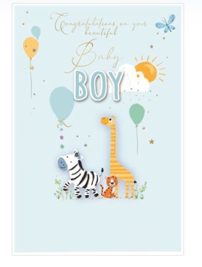 (image for) SEL CARD ON YOUR BABY BOY - STD 