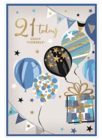 (image for) SEL B/DAY CARD- AGE 21 TODAY - STD
