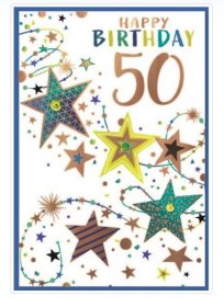 (image for) SEL B/DAY CARD-AGE50 MALE - STD