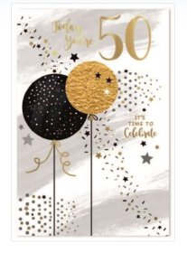(image for) SEL B/DAY CARD-AGE50 MALE - STD