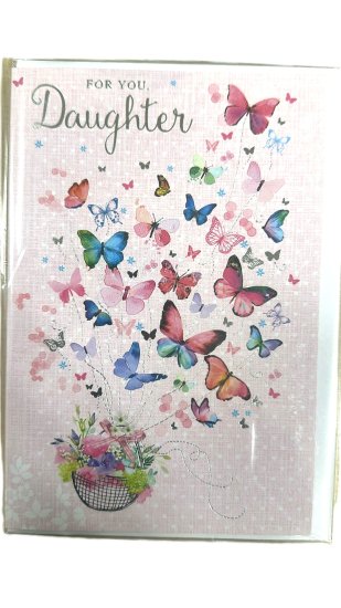 (image for) SEL B/DAY CARD-FOR U DAUGHTER - STD 