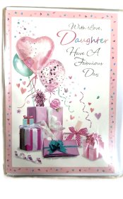 (image for) SEL B/DAY CARD-W/LOVE DAUGHTER - STD