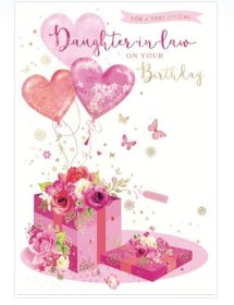 SEL B/DAY CARD-DAUGHTER IN LAW - STD (image for) SEL B/DAY CARD-DAUGHTER IN LAW - STD