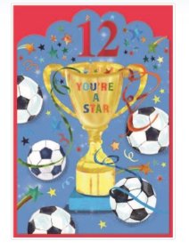 SEL B/DAY CARD AGE 12 YOUR STA - STD (image for) SEL B/DAY CARD AGE 12 YOUR STA - STD