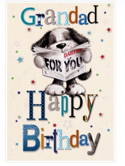 (image for) SEL B/DAY CARD - GRANDAD FOR U - STD 