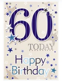 SEL B/DAY CARD AGE 60 TODAY - STD (image for) SEL B/DAY CARD AGE 60 TODAY - STD