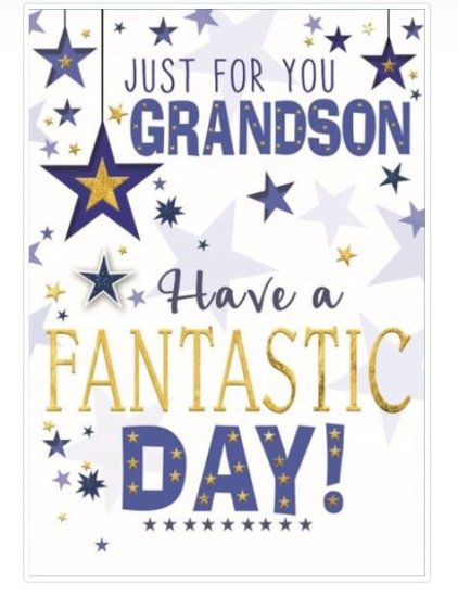 (image for) SEL B/DAY CARD - GRANDAD - STD 