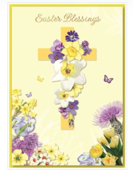 (image for) SEL EASTER CARD-EASTER BLESS - STD
