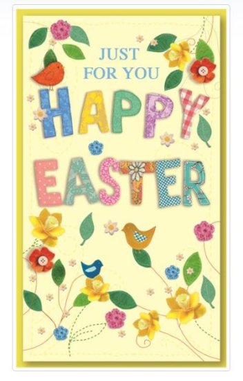 (image for) SEL EASTER CARD-JUST FOR YOU - MINI
