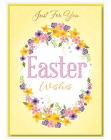(image for) SEL EASTER CARD-JUST FOR YOU - STD