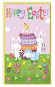 (image for) SEL EASTER CARD-HAPPY EASTER - MINI