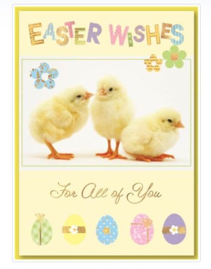 (image for) SEL EASTER CARD-TO ALL WISHES - STD