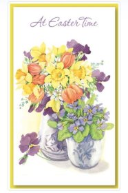 (image for) SEL EASTER CARD-AT EASTER TIME - MINI