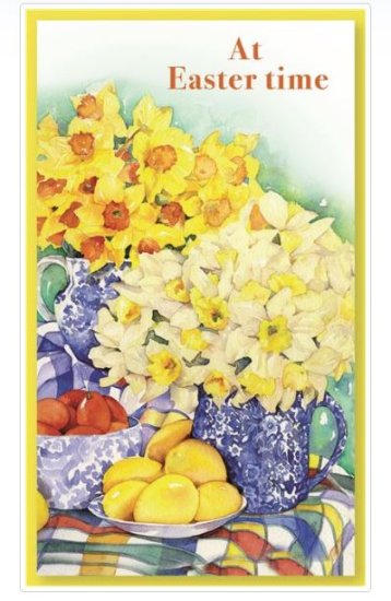 (image for) SEL EASTER CARD-AT EASTER TIME - MINI