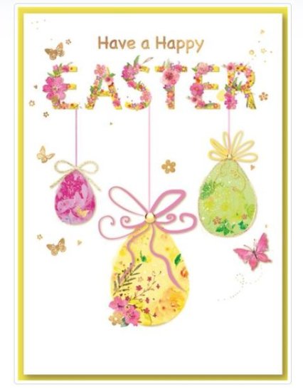(image for) SEL EASTER CARD-HAPPY EASTER - STD