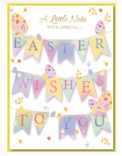 (image for) SEL EASTER CARD-A LITTLE NOTE - STD