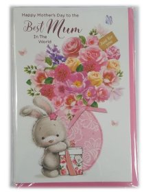 (image for) SEL CARD-BEST MUM IN THE WORLD - MEDIUM