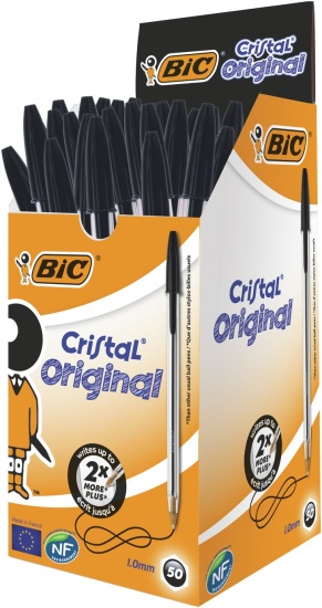 (image for) BIC CRYSTAL PEN BLACK