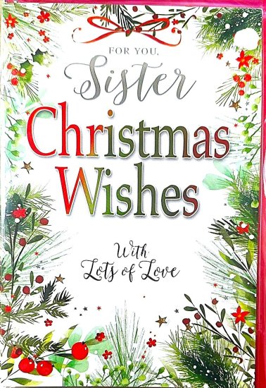 (image for) XMAS CARD FOR YOU SISTER - STD