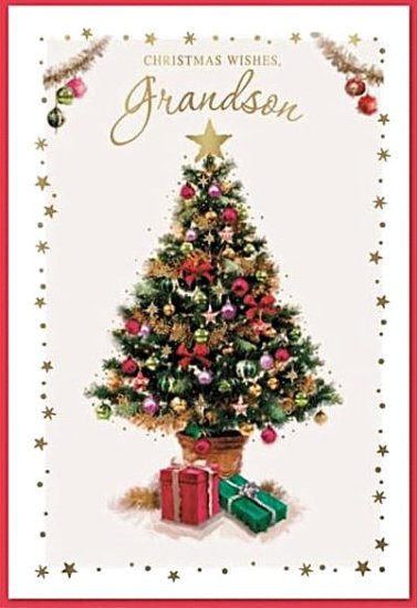 (image for) XMAS CARD GRANDSON - STD